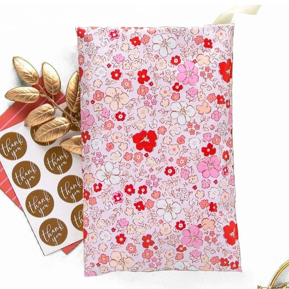(20) 6x9 Floral Bloom Poly Mailers